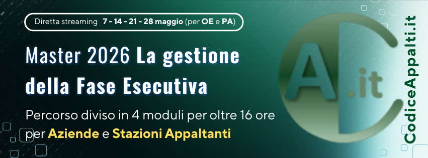 Master Specialista Ufficio Contratti 2026