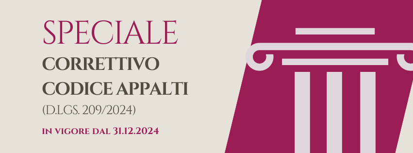 Speciale Decreto Correttivo Appalti