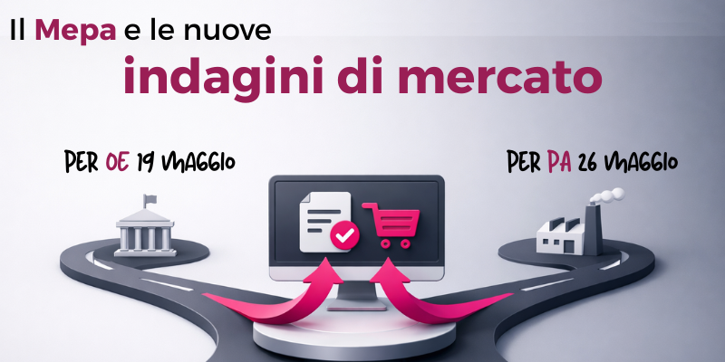 Corsi MEPA indagini di mercato per OE e PA 2026