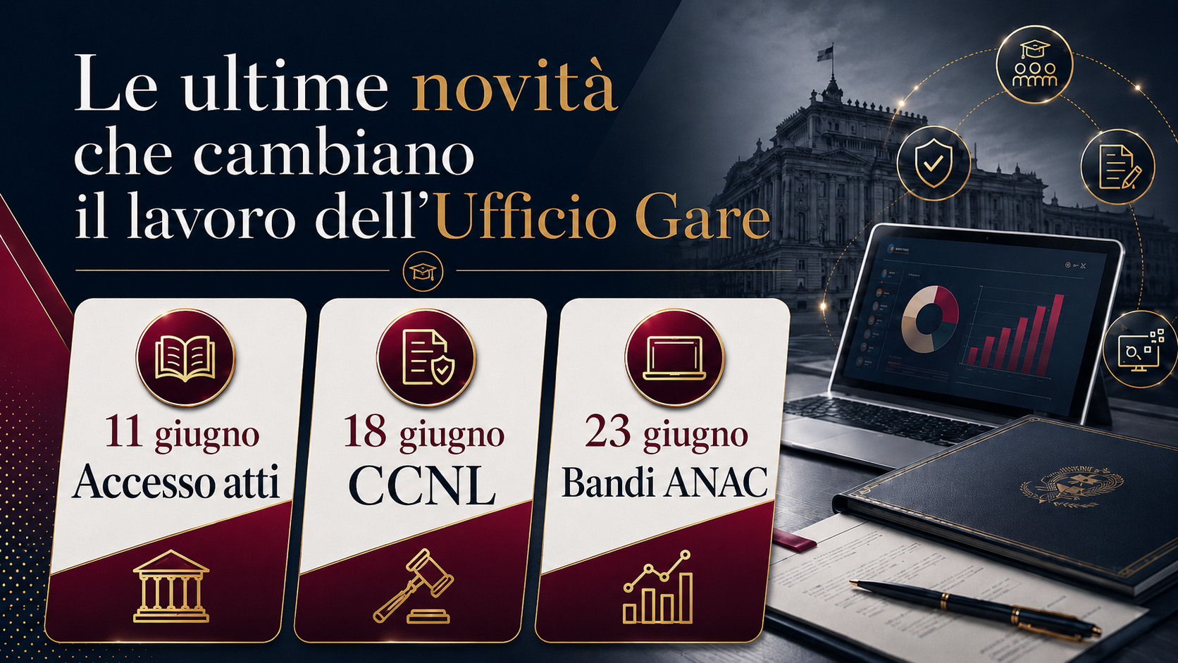 Corso Le novità nelle gare dopo i bandi tipo Anac
