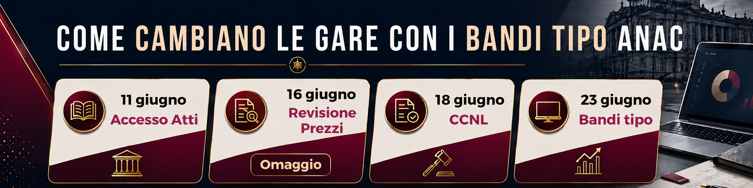 Corsi giugno 2026 con omaggio