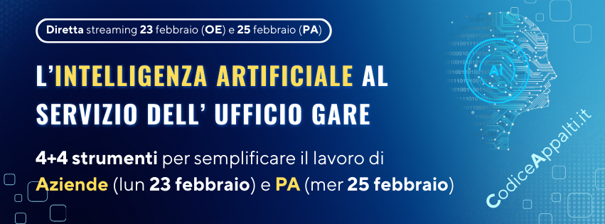 Coso AI Ufficio Gare