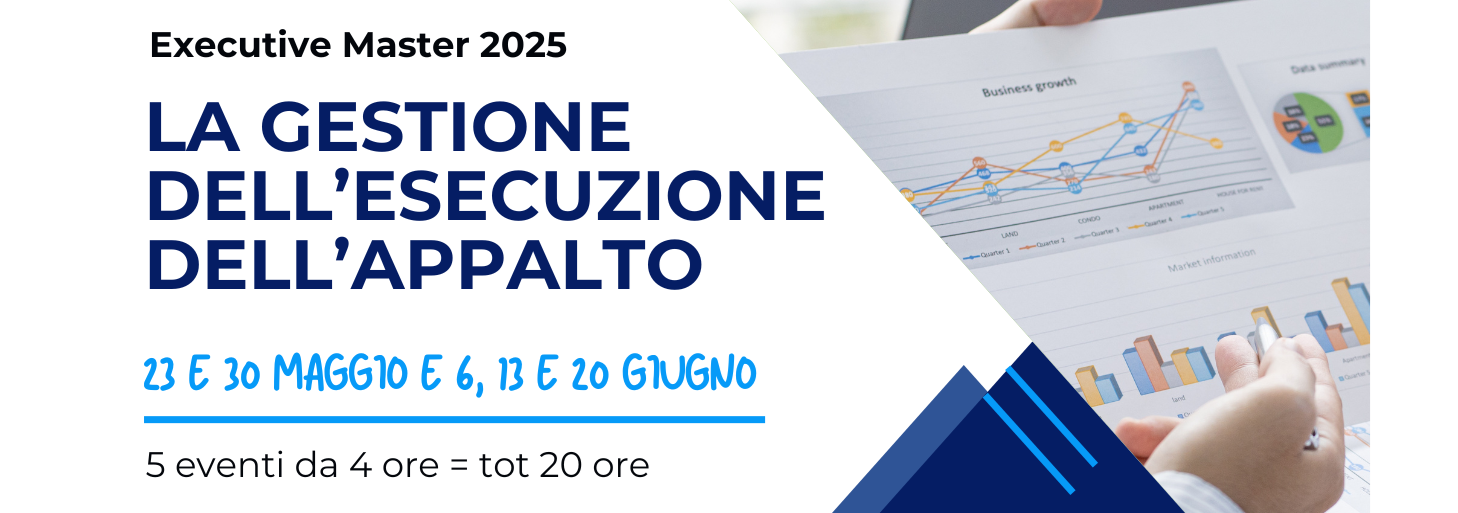 Master Esecuzione Appalti 2025