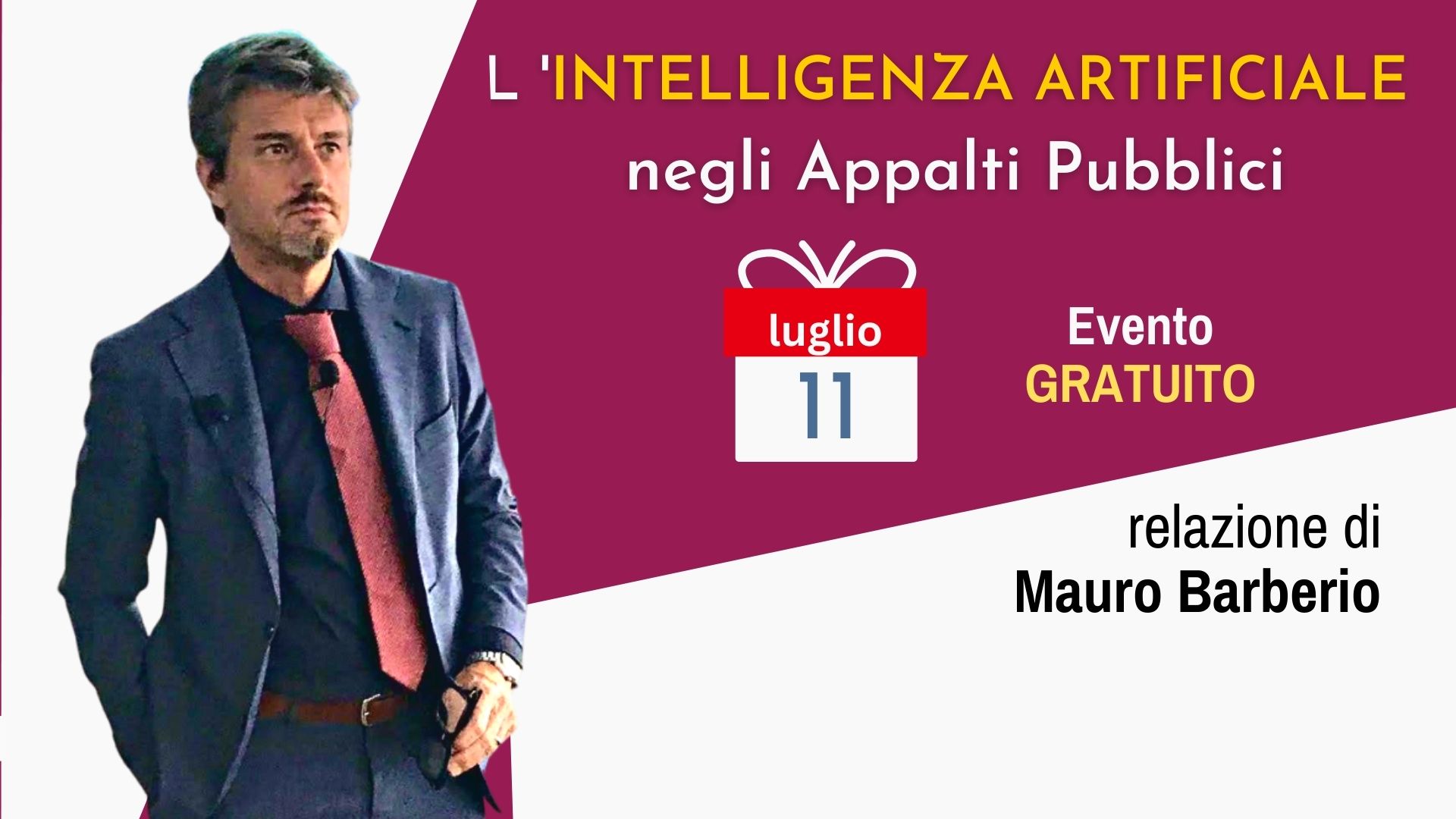 Webinar Live  (gratuito) del 11 luglio 2023