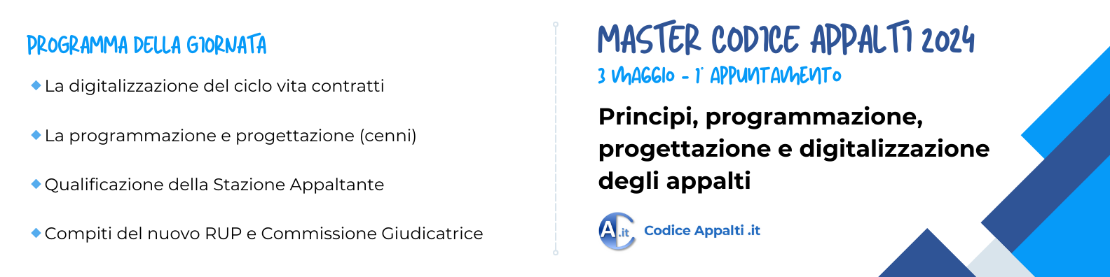 Master Codice Appalti