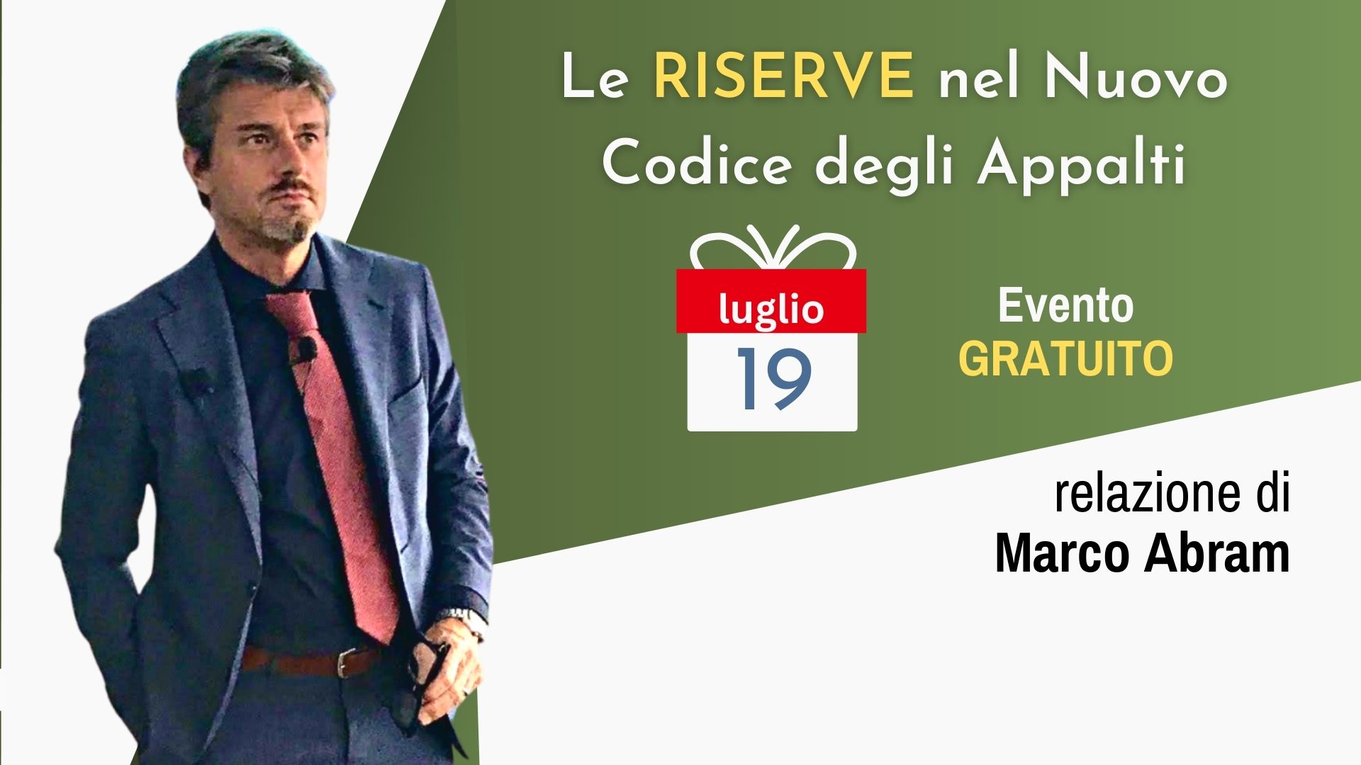 Webinar Live  (gratuito) del 19 luglio 2023