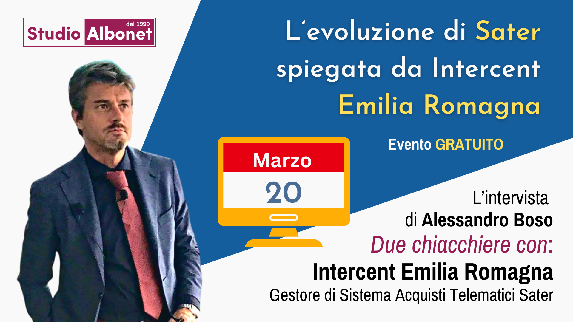 Webinar Live  (gratuito) del 15 febbraio 2024